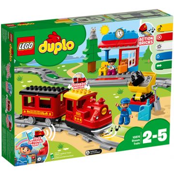 LEGO DUPLO Tren cu Aburi 10874