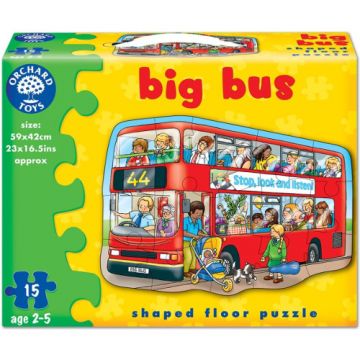 Puzzle de Podea Orchard Toys Autobuzul 15 Piese