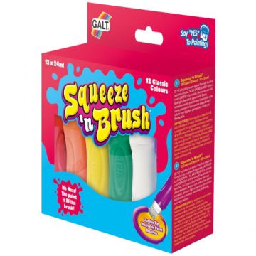 Set 12 Acuarele Galt Lavabile Squeeze'n Brush