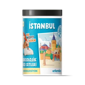 Arkerobox - Mini set arheologic educational si puzzle 3D, Istanbul, Turnul Galata