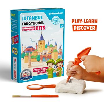 Arkerobox - Set arheologic educational si puzzle 3D, Istanbul, Turnul Galata