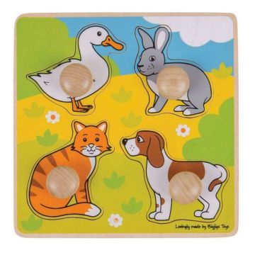 BigJigs - Primul meu puzzle animale de companie