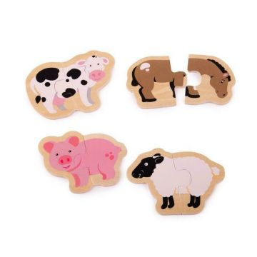 BigJigs - Puzzle animale de la ferma