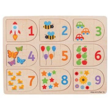 BigJigs - Puzzle Potriveste-ma la locul meu