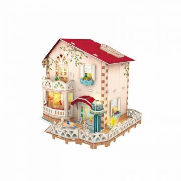 Cubic Fun - Puzzle 3D Led Casa De Vacanta 116 Piese