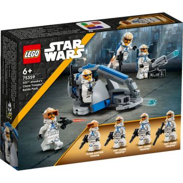 LEGO® Star Wars - Pachet de lupta Clone Trooper™ al lui Ahsoka™ din Compania 332 (75359)