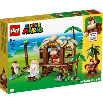 LEGO® Super Mario - Set de extindere Casa din copac a lui Donkey Kong (71424)