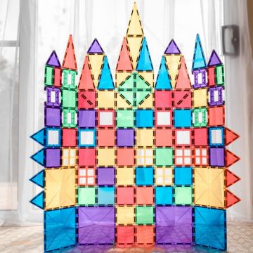 Magnetic Tiles Set constructie magnetic 100 piese creativitate