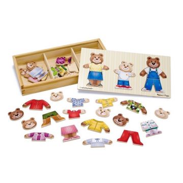 Melissa & Doug - Set De Joaca Imbraca Familia De Ursuleti