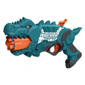 Pistol cu 20 sageti din burete, Blaze Storm, Zapp Toys, Dinozaur