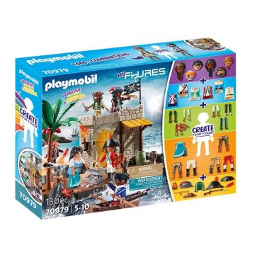 Playmobil PM70979 Creeaza Propria Figurina - Insula Piratilor