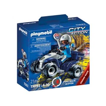 Playmobil PM71092 Vehicul Pullback de Politie