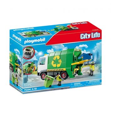 Playmobil PM71234 Camion De Reciclare Cu Accesorii