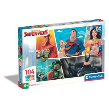 Puzzle 104 piese Clementoni DC Superpets 27172