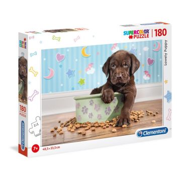 Puzzle 180 piese Clementoni Lovely Puppy 29754
