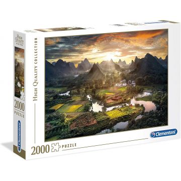 Puzzle 2000 piese Clementoni High Quality Collection View of China 32564