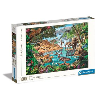 Puzzle 3000 piese Clementoni African Waterhole