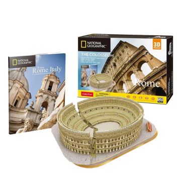 Puzzle 3d Cubic Fun National Geographic Colosseum 131 piese