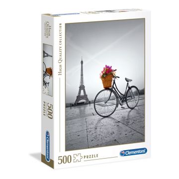 Puzzle 500 piese Clementoni HQ Collection Romantic Promenade In Paris