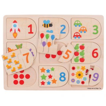 Puzzle BigJigs Toys - Potriveste-ma la Locul Meu