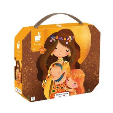 Puzzle Pictura lui Klimt, Janod, 100 piese, 6 ani+