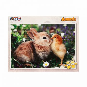 Puzzle Witty Puzzlezz, Animale, 60 piese