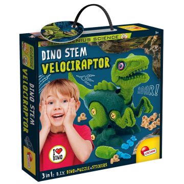 Set de stiinta Lisciani, Dino Velociraptor