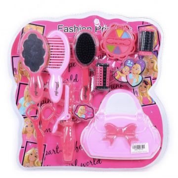 Set infrumusetare cu 9 accesorii pentru par si farduri