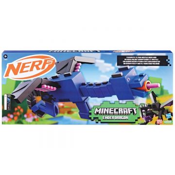 Blaster Nerf cu 12 sageti din spuma, Ender Dragon