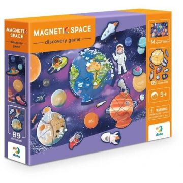 Joc magnetic 89 piese Aventuri in spatiu Dodo