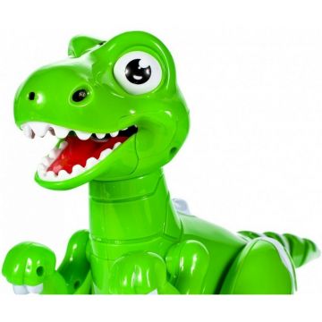 Jucarie interactiva Malplay Robot Dinozaur cu functii telecomanda cu infrarosu senzori de miscare si muzica 24 cm Jucarie interactiva Malplay Robot Dinozaur cu functii telecomanda cu infrarosu senzori de miscare si muzica 24 cm