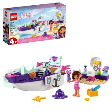 Lego Gabby s Dollhouse Barca cu spa a lui Gabby si a Pisirenei 10786