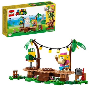 Lego Super Mario Set de extindere - Concertul lui Dixie Kong in jungla 71421