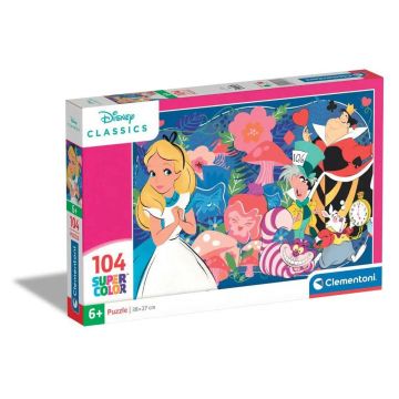 Puzzle 104 piese Clementoni Disney Classics Alice In Wonderland 25748