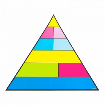 Set magnetic Piramida alimentara cu 50 de imagini si carte de lucru
