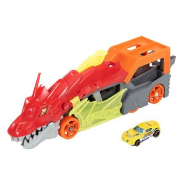 Camion cu masinuta-Transporter Dragon Hot Wheels