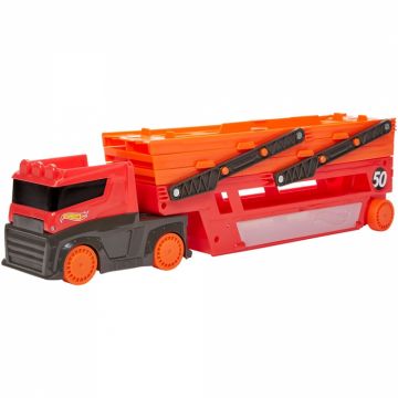 Camion trailer Hot Wheels cu 6 nivele