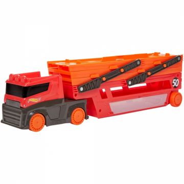 Camion trailer Hot Wheels cu 6 nivele