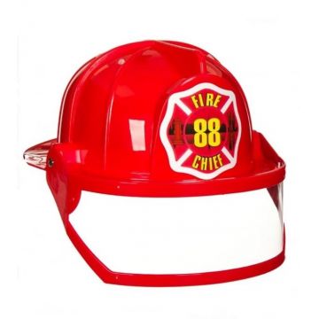 Casca de pompieri cu protectie pentru copii