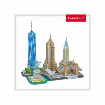 Cubic fun - Puzzle 3D New York 123 Piese