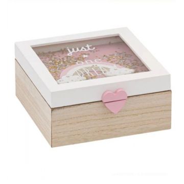 Cutie decorativa Just Dream pentru depozitarea obiectelor mici, 15x15x7 cm