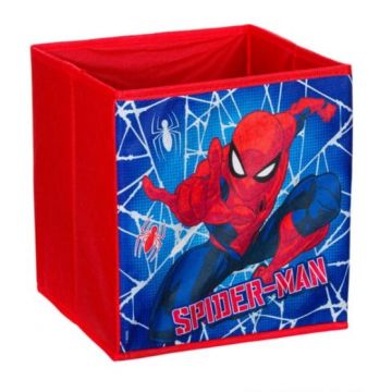 Cutie depozitare, Design Spiderman,Textil,25x25x25 cm