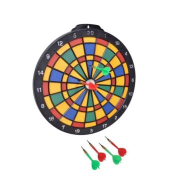 Darts cu 6 sageti, Multicolor, 40 cm