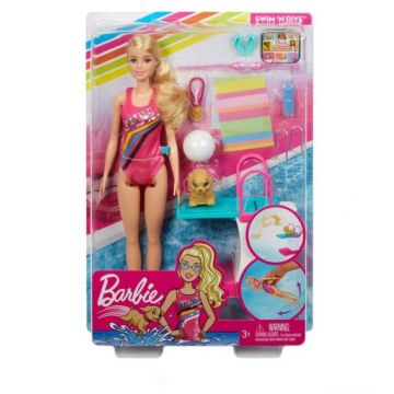 Papusa Barbie Inotatoare