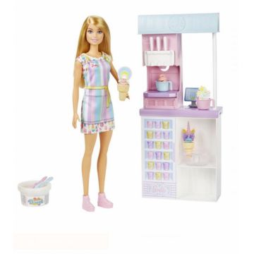 Papusa Barbie-Laboratorul de inghetata