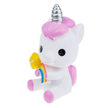 Pusculita Unicorn,Roz,Plastic,21x12x11 cm