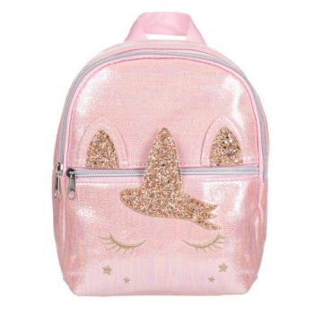 Rucsac cu Design Unicorn pentru fetite , Roz, 20x7x24 cm