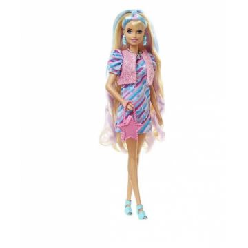 Set Barbie Tottaly hair cu accesorii incluse