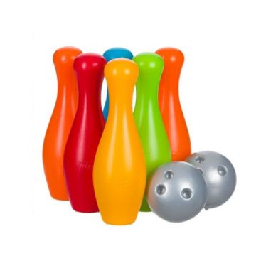 Set de bowling pentru copii, 8 piese, Multicolor