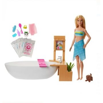 Set de joaca Barbie si catelusul-Relaxare in cada